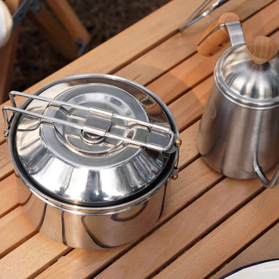Compact Wood Stove & Stainless-steel Pot Set - Fire Maple