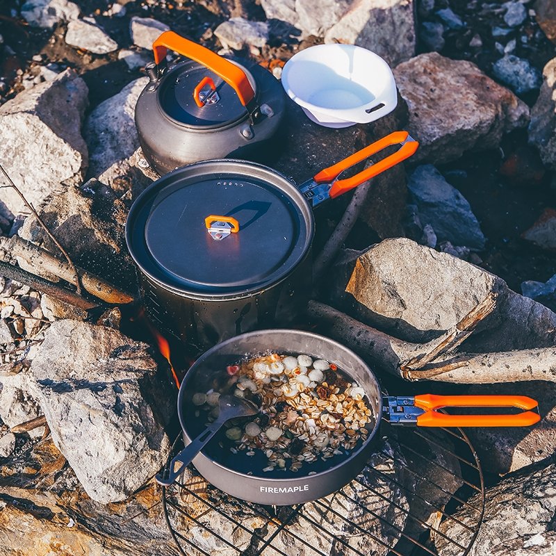 Pince Pour Casserole En Aluminium - Poignée Amovible Antidérapante - Pour Camping Et Cuisine Outdoor