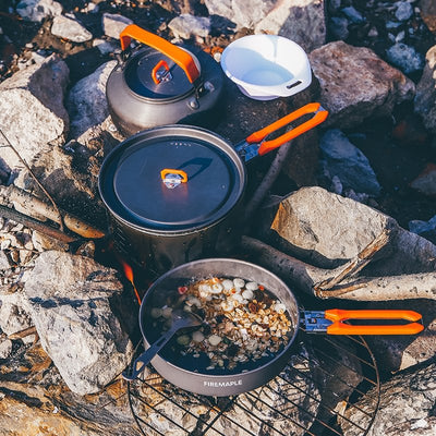 Feast 2 Camp Cookware Set - Fire Maple#color_orange