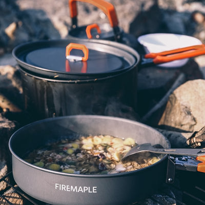 Feast 2 Camp Cookware Set - Fire Maple#color_orange