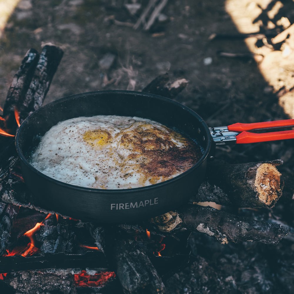 Fire-Maple 7.6 Inch Camping Frying Pan w/Nonstick Coating | Durable  Lightweight Camping Skillet for Cooking Egg Steak | Outdoor Kitchen  Equipment Gear