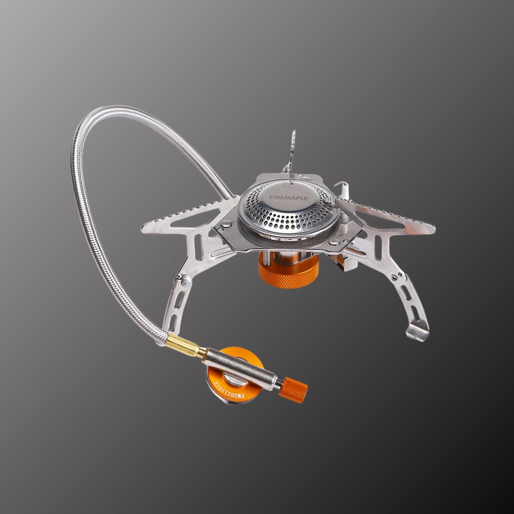 Fire-Maple Ultralight, foldable camping stove made of stainless steel and aluminium with piezo ignition, FMS-105 Fire-Maple Ultralight, foldable camping stove made of stainless steel and aluminium with piezo ignition, FMS-105