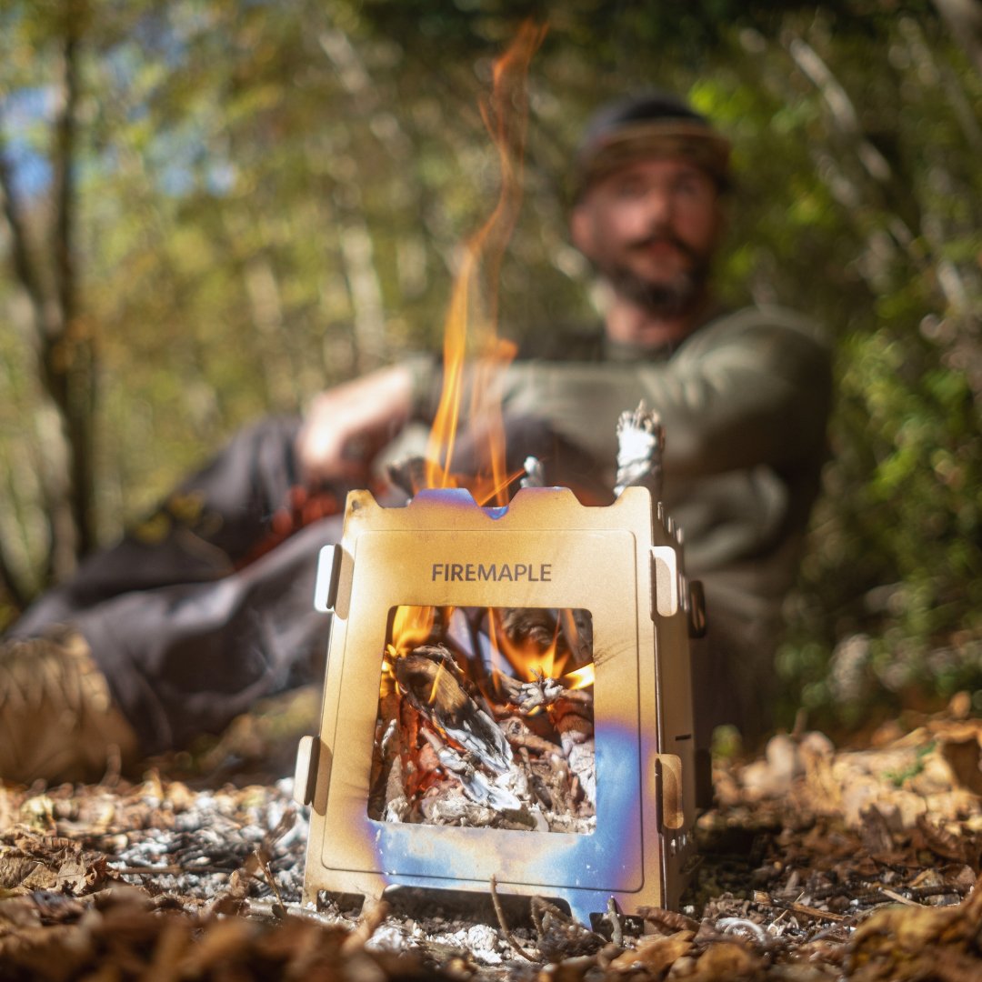 Fortress Titanium Wood Stove - Fire Maple