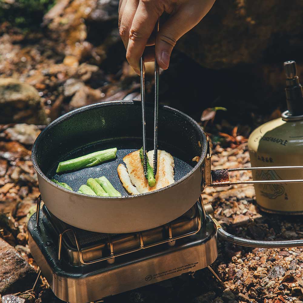 Fire-Maple Frost 6 Inch Non-stick Frying Pan Detachable Handle Skillet  Camping Pot Outdoor Tableware for Hiking Backpacking - AliExpress