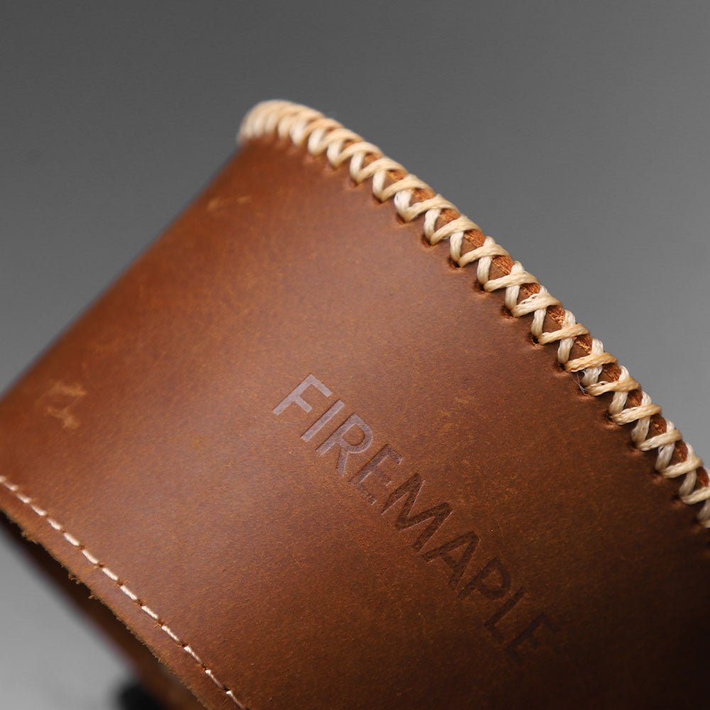 Gas Canister Leather Cover - Fire Maple