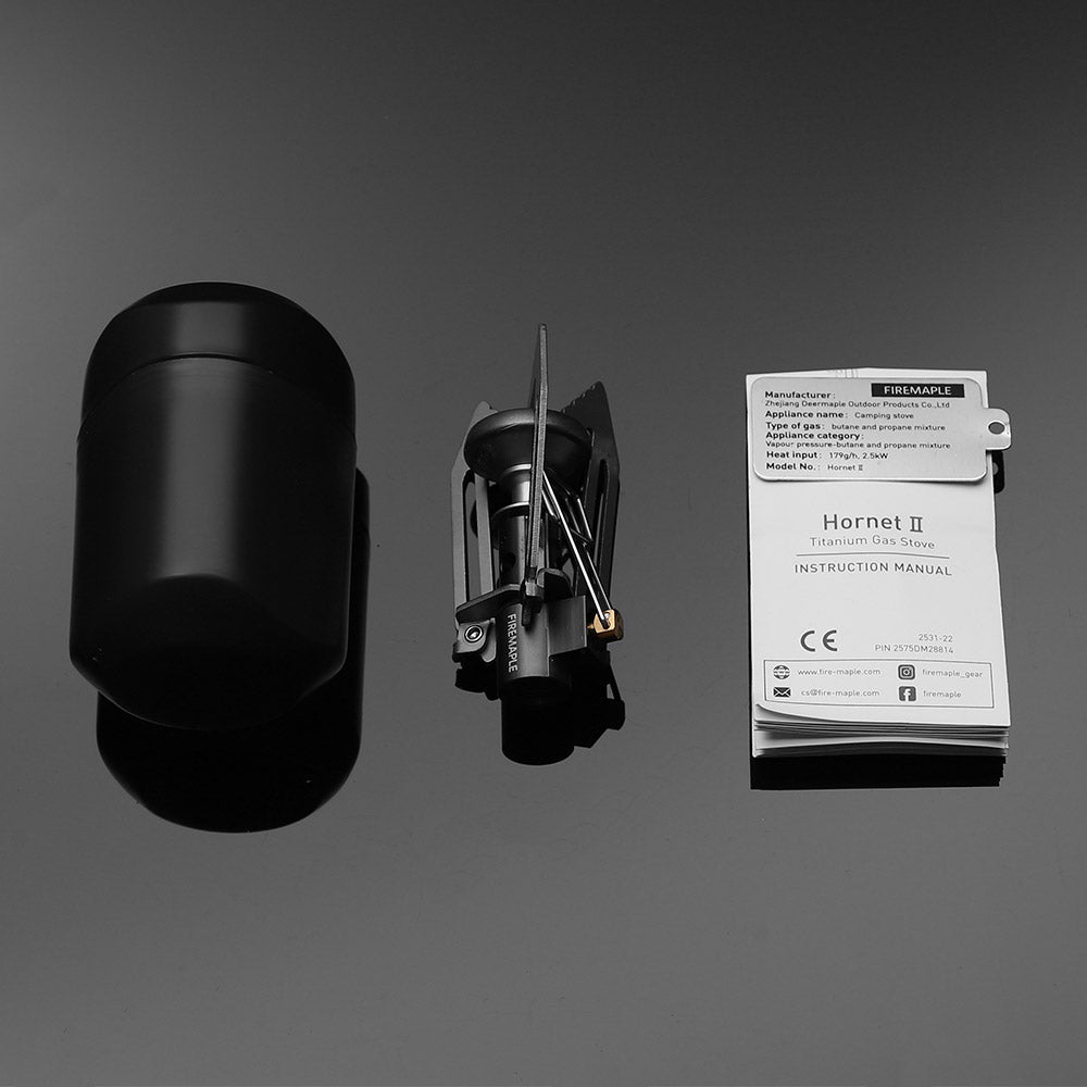 Hornet Ⅱ Titanium Gas Stove | 1.7oz | 2500W – Fire Maple