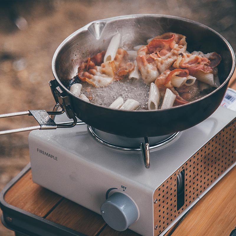 Multifunctional LAC BUTANE GAS STOVE & STAINLESS STEEL FRYPAN Set - Fire Maple