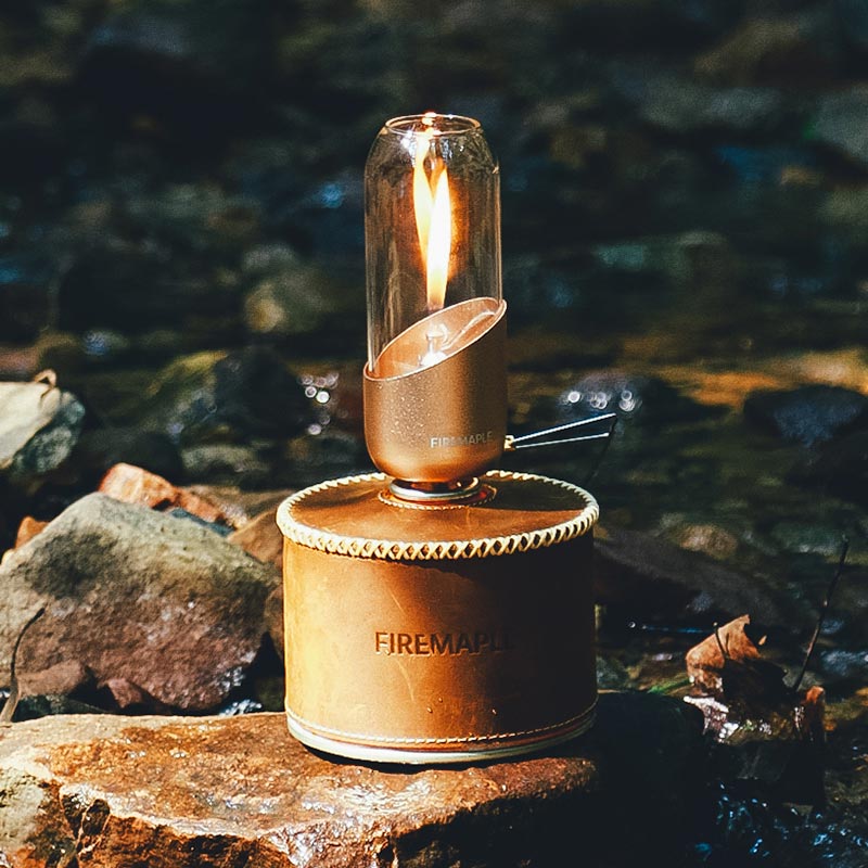Fire Maple Camping Gas Lantern, Lightweight, Orange, Outdoor Adventure Gear, Hiking Gear