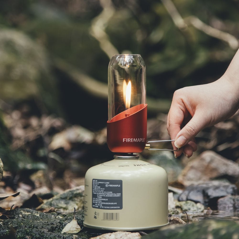 Orange Gas Lantern | Wild Camping | Camping Lantern | FireMaple 