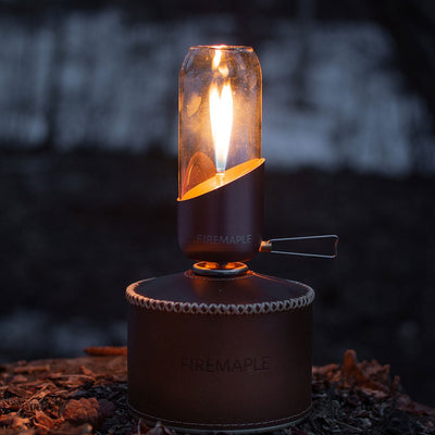Orange Gas Lantern Lampshade - Fire Maple