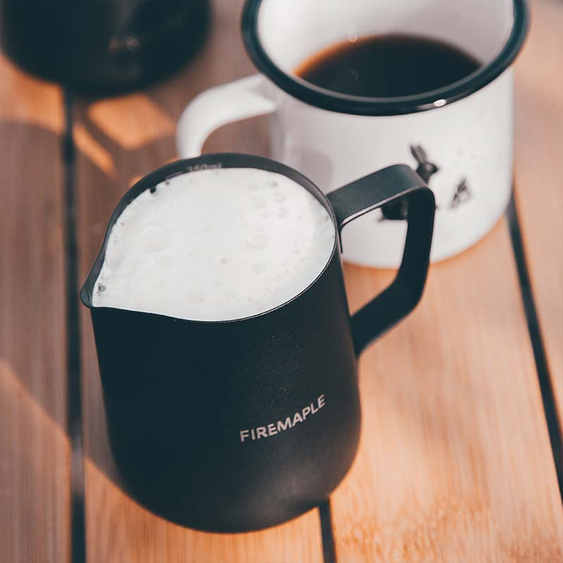 Orca Milk Frothing Pitcher 350ml - Fire Maple