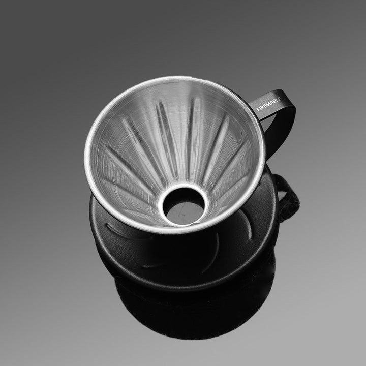 Metal pour over filter top