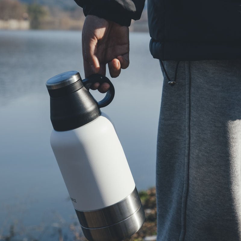 Orca Stainless steel insulated bottle 1L - Fire Maple