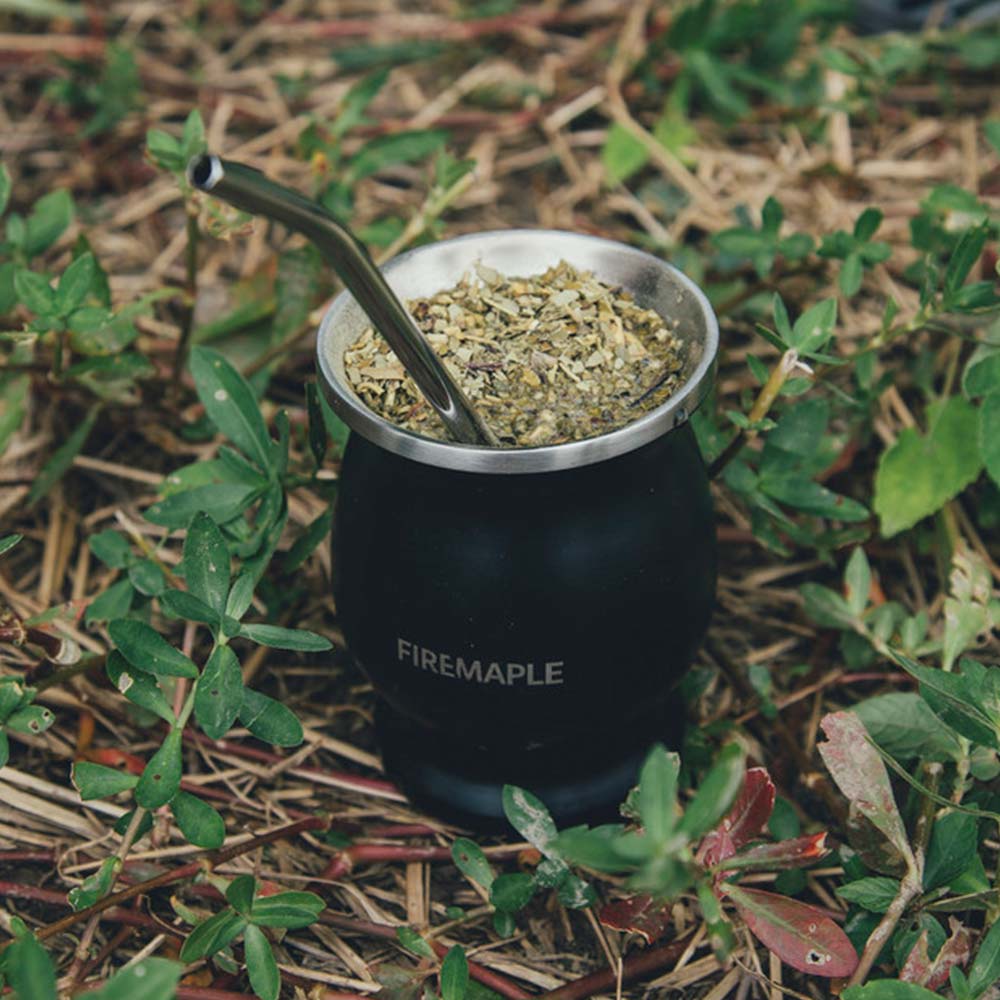 Elevate Your Yerba Mate Ritual with 200ml Stainless Steel Cup – Fire Maple