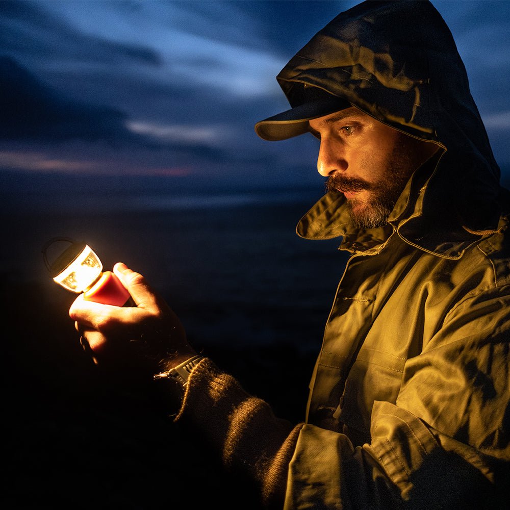 Sandglass LED Camping Lantern - Fire Maple