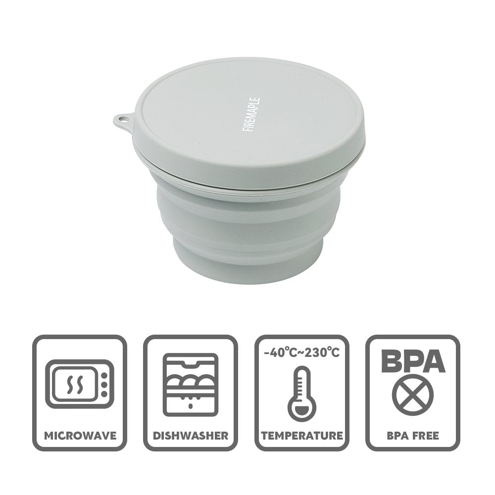 Silicone Collapsible Bowl - Fire Maple