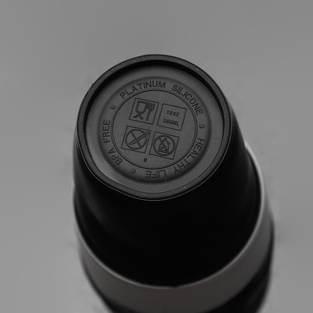 Silicone Collapsible Coffee Cup 350ml - Fire Maple