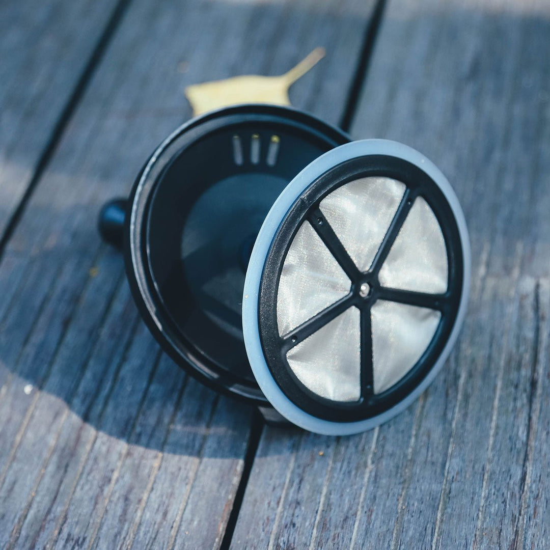 Star French Press Coffee Filter Fire Maple