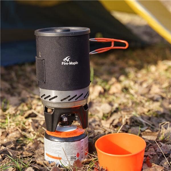 Fire Maple X1 Jetboil alternate Windproof Ultralight Camping Stove with  FREE Titanium Spork