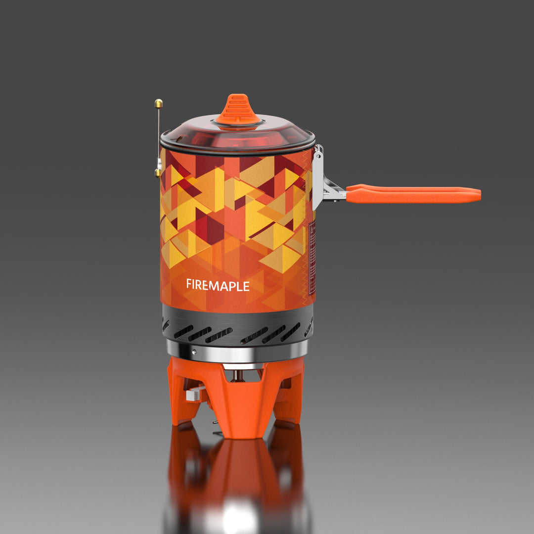 Réchaud De Camping Fire-Maple Fixed Star 2 - Ultra Léger 2200W - Système Cuisson Gaz - Randonnée