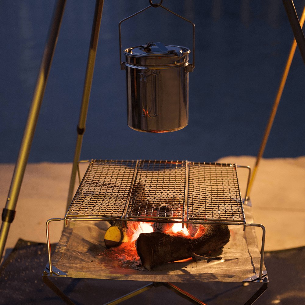 Campfire Grill Grate Folding Camp Fire Cooking Rack for Camping Barbecues Picnic Campfire Grill Grate Folding Camp Fire Cooking Rack for Camping Barbecues Picnic
