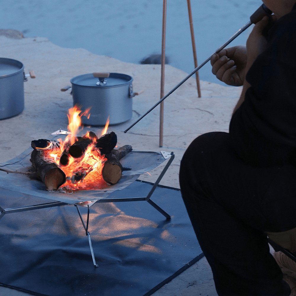 fire maple gear Sunset Ultralight Foldable Fire Pit Grill – Fire Maple
