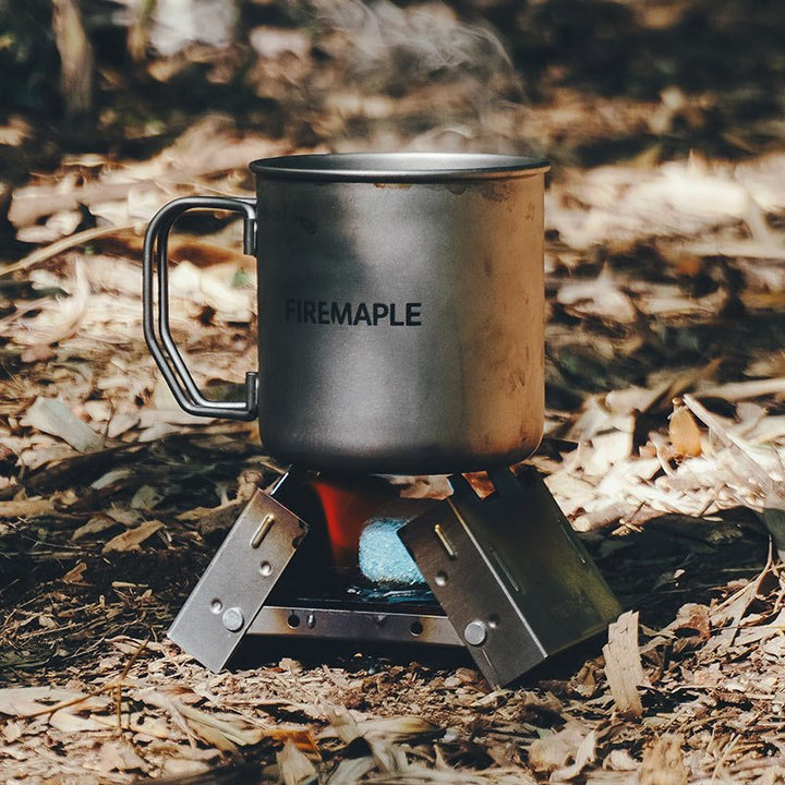 Ultralight Titanium Cup & Spork Set – Fire Maple