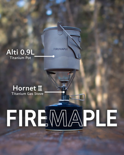 Ultralight Titanium Gas Stove & Pot Set - Fire Maple