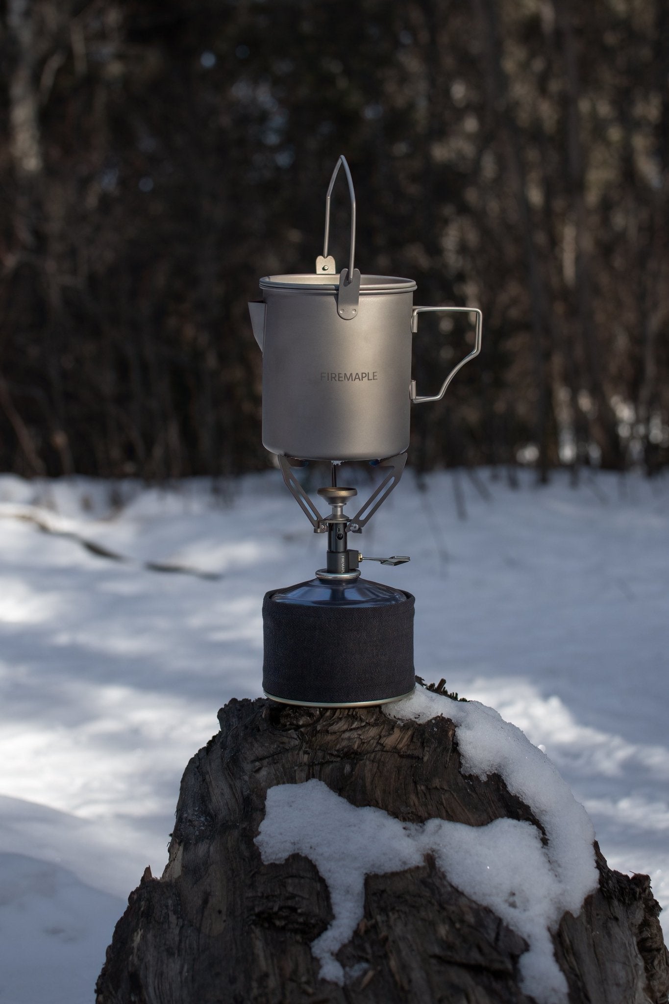 Ultralight Titanium Gas Stove & Pot Set - Fire Maple