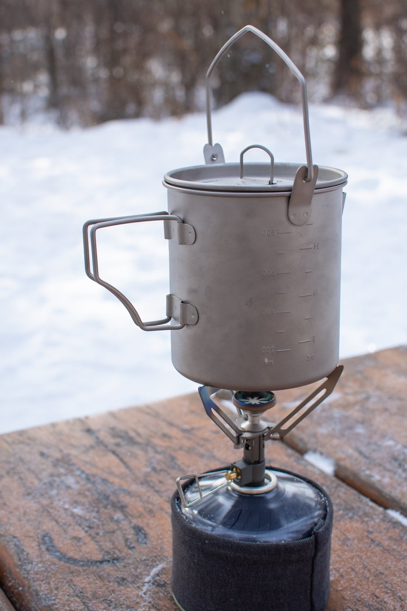 Ultralight Titanium Gas Stove & Pot Set - Fire Maple