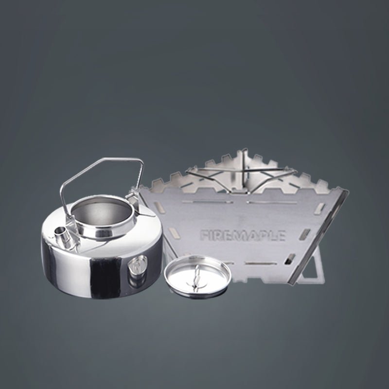 Wood Stove & Stainless Steel Pot Set - Fire Maple