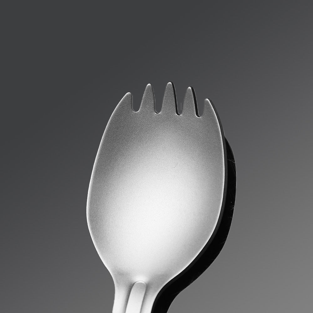 Woodpecker Three-in-one Titanium Spork - Fire Maple